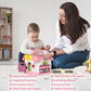 Marstone Toys For 1+ Year Old Girl Gifts, First Birthday Gifts For Girls, 8-In-1 Montessori Toddler Toys House With Learning And