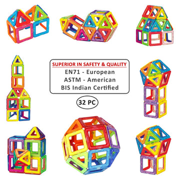 Wembley Magnetic Blocks For Kids Magnet Toys For Boys Girls Brain Development Learning Education Puzzle Game | Next-Generation D