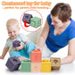 Montessori Baby Toys 6-12-18 Months, Infant Pull String Stacking Cups Shape Sorter Blocks Toy 6 7 8 9 10 11 12 M+ Sensory Development Learning Toy 6-9 9-12 Months Birthday Gift For 1 Year Old Boy Girl