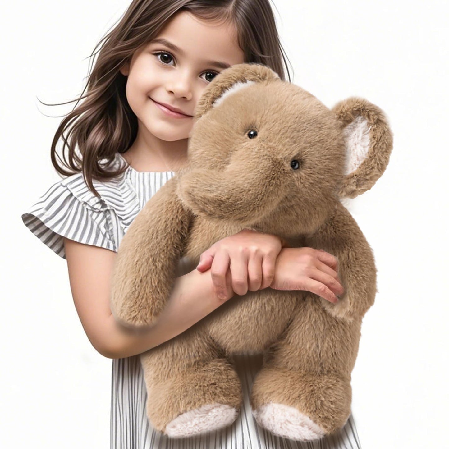 iPlay  iLearn Elephant Stuffed Animal  Soft Baby Plush Elephant Toy  Infant 18 Big Cute Fluffy Animal Toy  Ultra Soft Nursery Bedtime Huggable Birthday Gifts for Toddlers Girls Boys Kids Age 0 and up