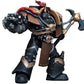 Joytoy 1/18 Action Figure Warhammer 40K Sons Of Horus Justaerin Terminator Squad Justaerin With Carsoran Power Axe 5''Tall Movable Model Collectible Figurine