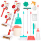 Gkkbsj Kids Cleaning Toy Set, Kids Vacuum That Really Works, With Broom And Dustpan Mop Set For Toddlers 1-2-3-4-5-6, Toddler Va