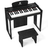 Vangoa Kids Piano Keyboard, 37 Keys Digital Piano For Kids, Music Educational Instrument Toy, Wood Piano For Girls And Boys,Classic Black
