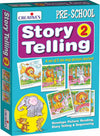 CreativeS Story Telling 2 Preschool Learning Game For Kids 3+ Years | 2 Six-Step Picture Stories (12 Cards) | Sequencing & Story