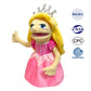 Okegztoa 16'' Puppets Entriloquist Puppet,Hand Puppets For Kids Plush Princess Puppets For Adults With Removable Mouth Puppet Fo