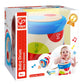 Hape Baby Drum | Colorful Rolling Drum Musical Instrument Toy For Toddlers, Rhythm & Sound Learning, Battery Powered (E0333)