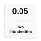 Learning Advantage 8658 Decimal Flash Cards