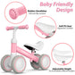Liberry Baby Balance Bike For 1 Year Old Girls, 4 Wheels Toddler Balance Bike With Adjustable Seat, 12-36 Months Infant'S First