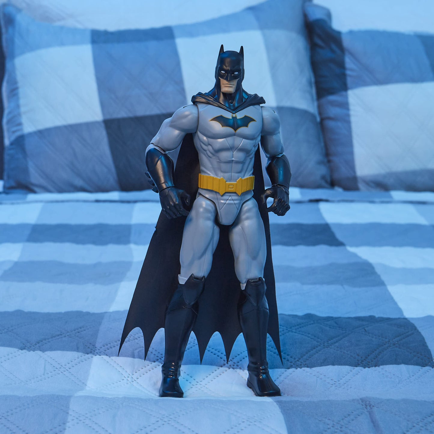 DC Comics Batman 12-Inch Rebirth Action Figure - Plastic Kids Toy for Boys Age 3+ - Model 6056680-6061414 - Batman Rebirth Color