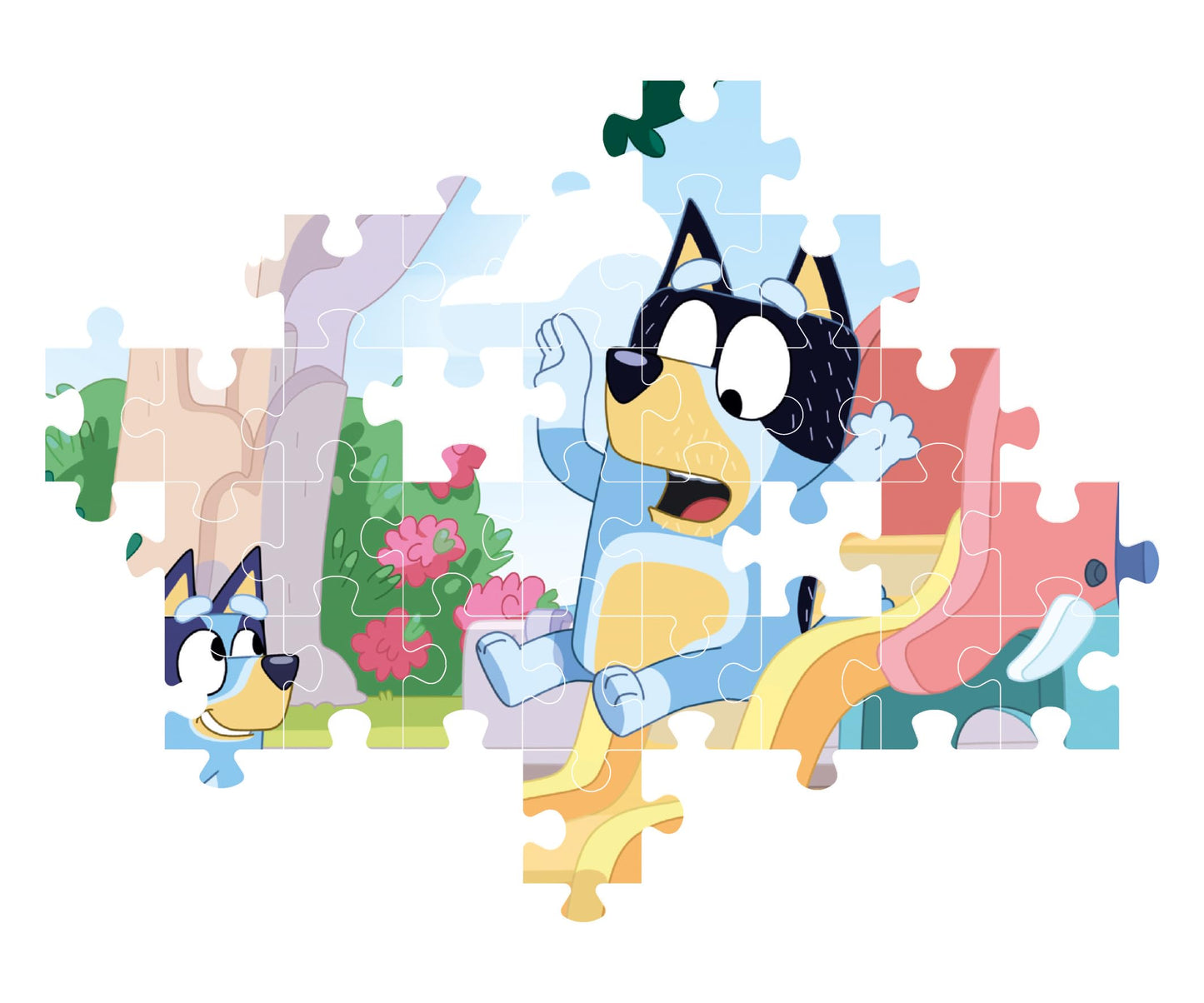 Clementoni Supercolor Puzzle Bluey - 104 Pieces Jigsaw for Kids Age 6 - Multi-Coloured Cardboard - Model 27171 - Made in Italy
