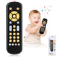 Baby Tv Remote Control Toy With Sound And Light, Music Toys For Baby 6-24 Months, Infant Teether Toys, Early Development Toys Wi