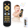 Baby Tv Remote Control Toy With Sound And Light, Music Toys For Baby 6-24 Months, Infant Teether Toys, Early Development Toys Wi
