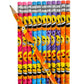 Rhode Island Novelty Emoticon Pencils | Multicolor | 7.5 | 12 pcs per pk