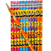 Rhode Island Novelty Emoticon Pencils | Multicolor | 7.5 | 12 pcs per pk