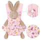 Gagaku Doll Carrier Doll Accessories Stuffed Animal Carrier With Adjustable Straps For Kids - Pink (Stars)