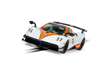 Scalextric Pagani Huayra Bc Roadster Gulf Edition 1:32 Slot Race Car C4335