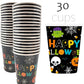 Serves 30 Complete Party Pack Cute Halloween Monsters And Ghosts 9' Dinner Paper Plates 7' Dessert Paper Plates 9 Oz Cups 3 Ply Napkins 2 Table Cover Banner Party Decorations Party Supplies