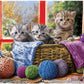 Eurographics Knittin' Kittens 500-Piece Puzzle