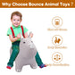 Playzap Bouncy Horse Hopper, Bouncy Animals Hopper For Toddlers, Inflatable Jumping Ride On Bouncer, Kids Hopping Toys For 18M 2 3 Years Old Kids Boys Girls Gifts