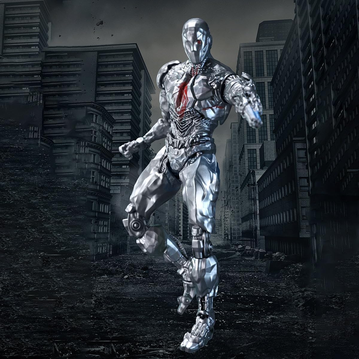 Leboo Fondjoy 1/9 Cyborg Miniature Action Figures Movie Edition 7.68In Figurine With Accessories