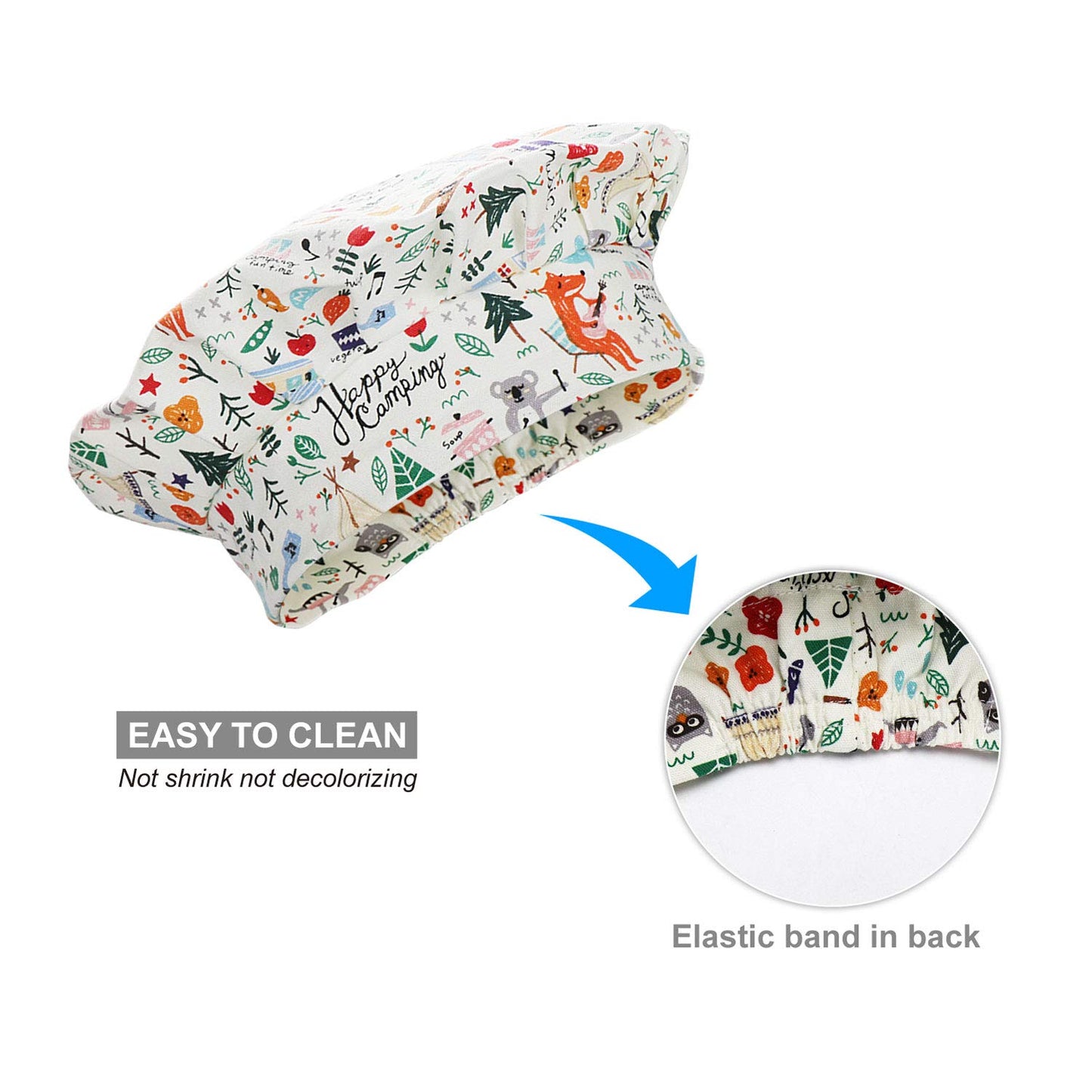 Kids Apron and Chef Hat Set, Cute Children Baking Aprons with Adjustable Neck Strap and Pockets for Girls Boys Cooking Baking Pa