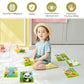 My First Animal Puzzle Adventure, 6 Pack Wooden Montessori Puzzles for Toddlers Ages 3+
