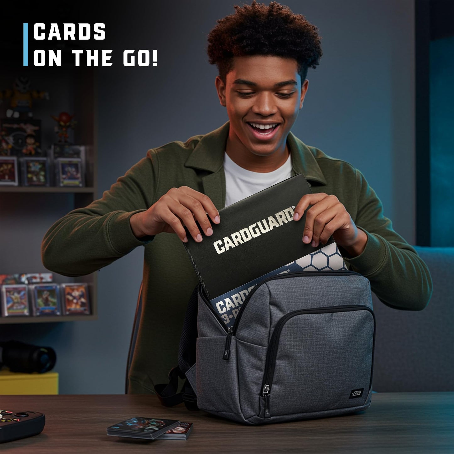 CardGuard enhanced 3-Ring 3 Card Binder Including 100 Starter Series 9-Pocket Pages