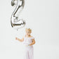 Silver Number 2 Balloon 40 Inch, 2 Balloon Number, 2Nd Birthday Decorations For Baby Girls Boys Toddlers