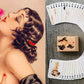 Flonzgift Pinup Girls Playing Cards (Poker Deck 54 Cards All Different) Vintage Retro Classic Pin Up Girls By Alberto Vargas