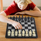Pedolini Travel Chess Set - Magnetic Portable Folding Board, Medium 9.7 Inch, Plastic Material