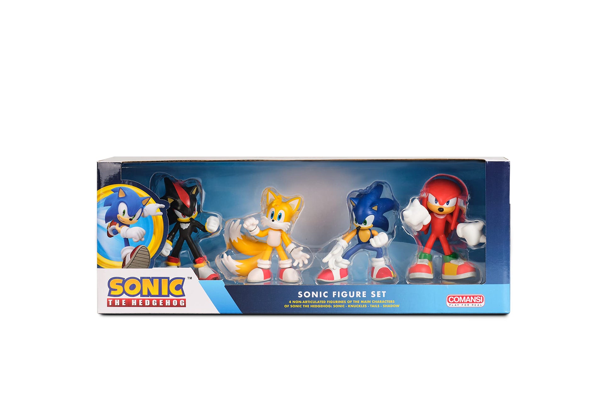 Comansi Sonic Collection Set (4 Figures: Sonic, Shadow, Knuckles, Tails), Y90300