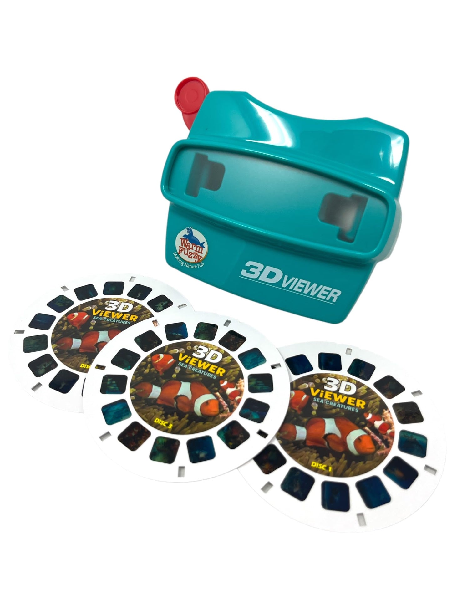 Warm Fuzzy Toys 3D Viewfinder (Sea Life) - Viewfinder For Kids & Adults, Classic Toys, Slide Viewer, 3D Reel Viewer, Retro, Vint