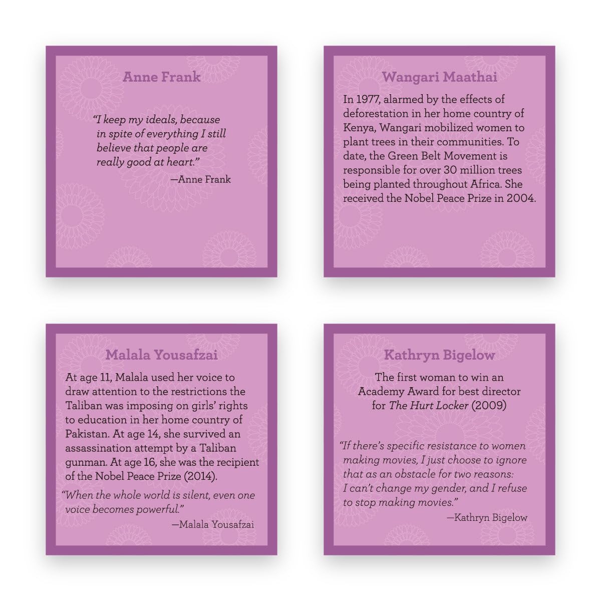 TableTopics Inspiring Women Conversation Cards - 135 Quotes & Questions, Medium Size, Cardstock Material, Model TT-0142-A