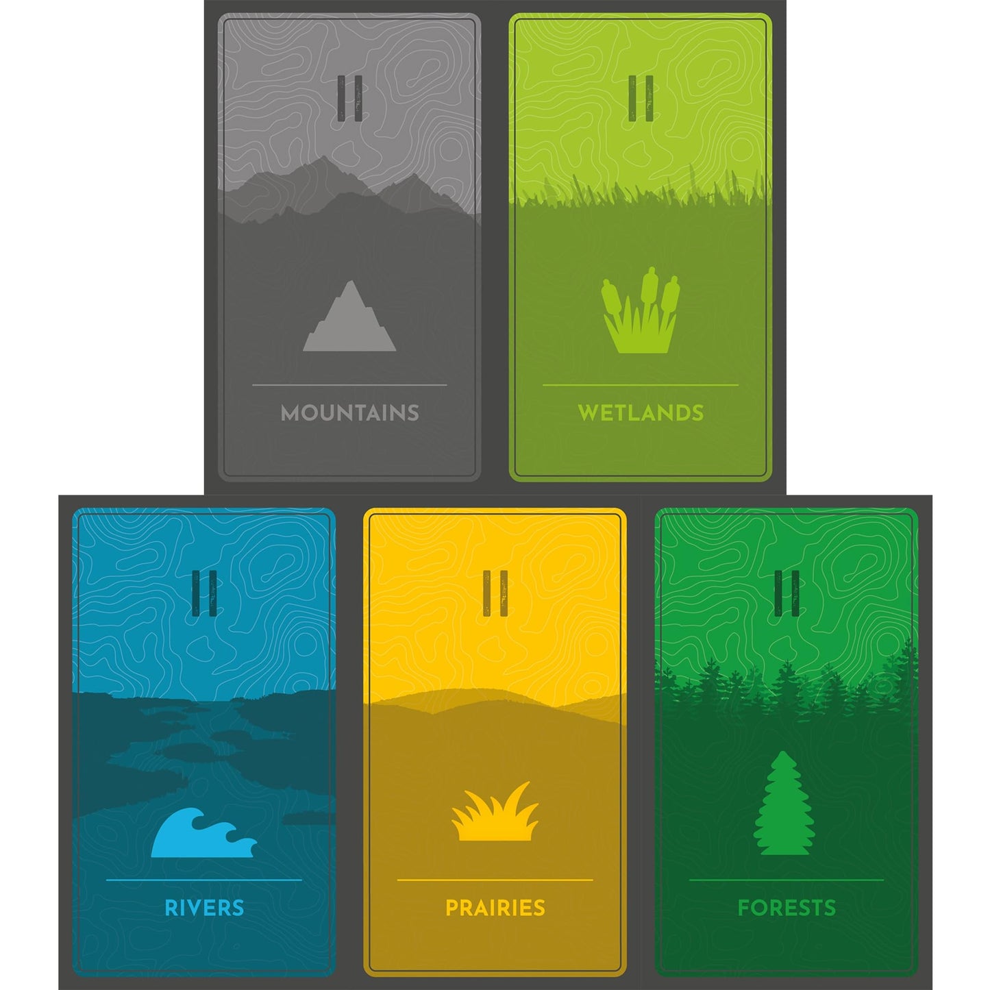 Aeg & Flatout Games | Cascadia: Rolling Hills Roll & Write Puzzly Dice Game | Explore The Pacific Northwest, Build Ecosystems |