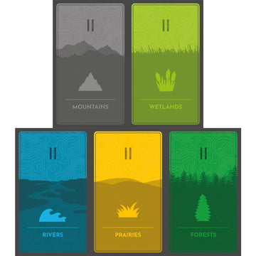 Aeg & Flatout Games | Cascadia: Rolling Hills Roll & Write Puzzly Dice Game | Explore The Pacific Northwest, Build Ecosystems |