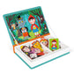 Janod - Magneti'Book Story Book - 40-Piece Magnetic Educational Set - Encourages Motor Skills And Imagination - Suitable For Ages 3 And Up, J02588