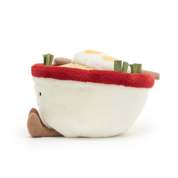 Jellycat Amuseables Ramen Stuffed Toy, 6.5 Inches | Food Plush | Fun Gift Idea