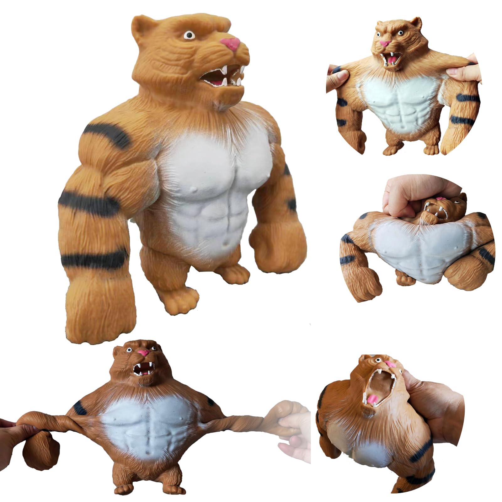 YANZHE Fun Stretchy Soft Animal Figure Toy  Sensory Stress Relief for Kids and mature-themeds (Large Light Weight 1.3LB)
