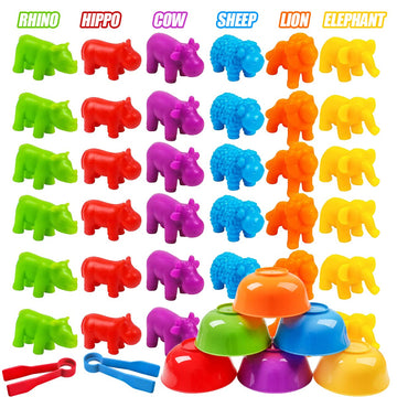 Skrtuan Counting Animal Montessori Toys For 3 4 5 Years Old Boys Girls, Matching Games Sensory Toys Fine Motor Skills Easter Basket Stuffers Preschool Learning Activities Toy For Toddlers Kids 2-4 3-5