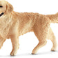 Schleich 16395 Female Golden Retriever Figurine  Brown