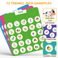 Matching Memory Game For Kids Age 3 4 5 6 7 8 Year Old, Travel Toy For Boys Girls, Wooden Board Game, Road Trip Essentials For Toddler, Airplane/ Car/ Camping Activity, Ideal Christmas, Birthday Gifts