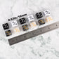 48 Pieces Magic The Gathering Dice Counters Mtg Counter Dice Sets Tokens Accessories Buff D6 Dice Compatible With Mtg, Ccg, Cards Game, (Black & White)