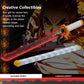 HIGH GODO Rengoku Kyoujurou Anime Sword Building Set, 27in Plastic Model, 790 Pieces, Includes Scabbard and Stand, Cosplay for Teens and Adults