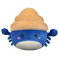 Squishmallows Original 12-Inch Plush Hermit Crab - Navy and Tan, Model SQCR06884, Soft Polyester Material