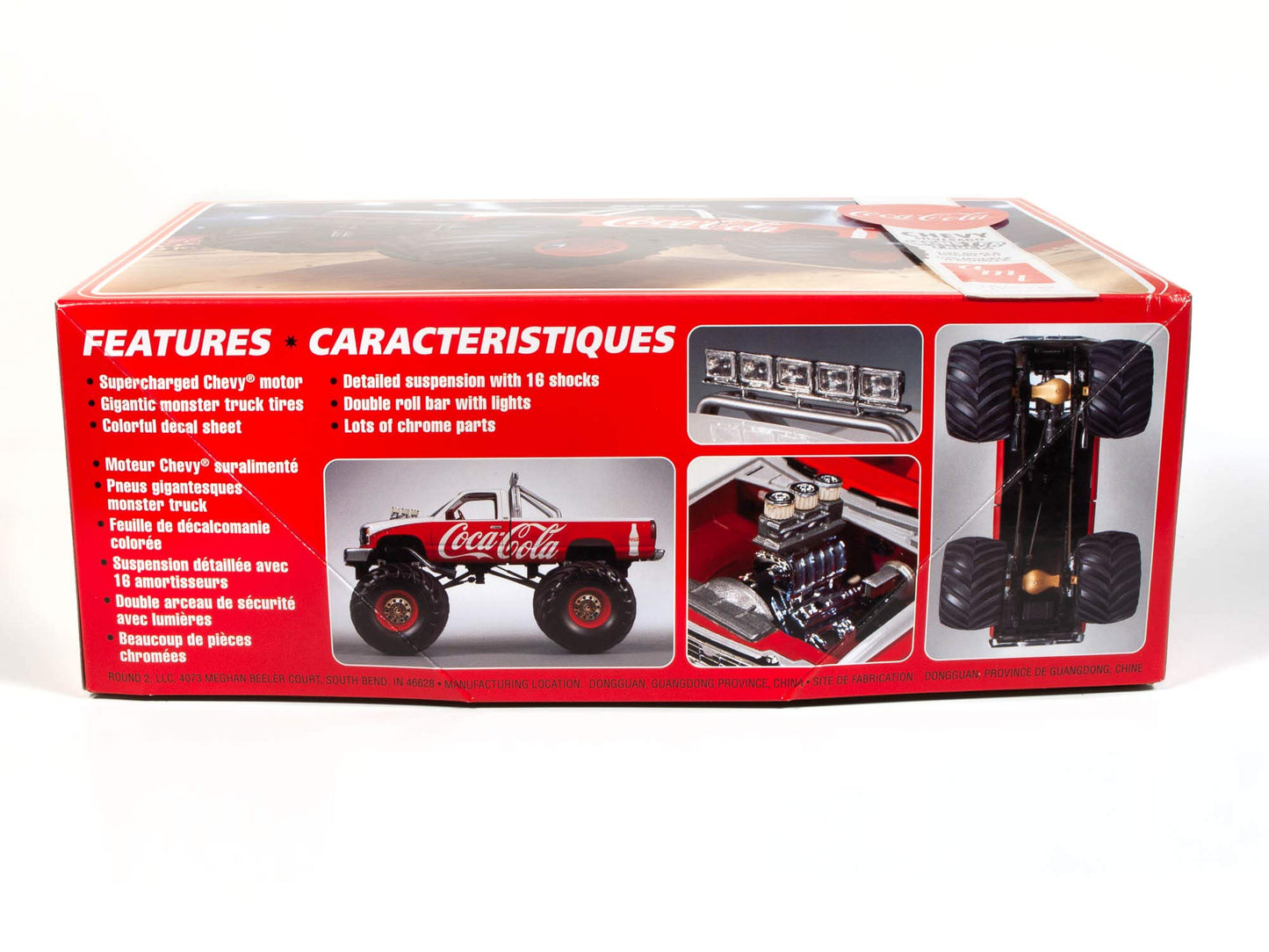 Amt Skill 2 Model Kit Chevrolet Silverado Monster Truck Coca-Cola 1/25 Scale Model