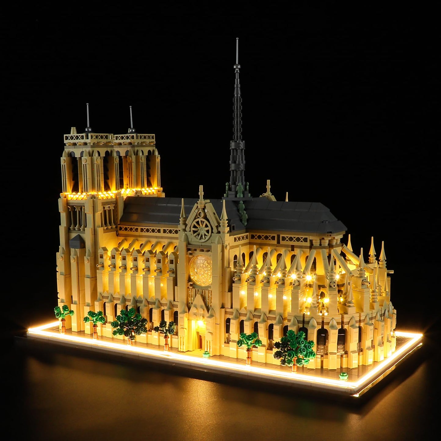 Briksmax 2.0 Light Kit For Lego-21061 Notre Dame Cathedral With Remote Control-Innovative Led Lighting Compatible With Lego Arch