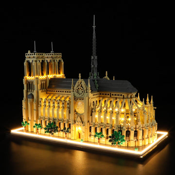 Briksmax 2.0 Light Kit For Lego-21061 Notre Dame Cathedral With Remote Control-Innovative Led Lighting Compatible With Lego Arch