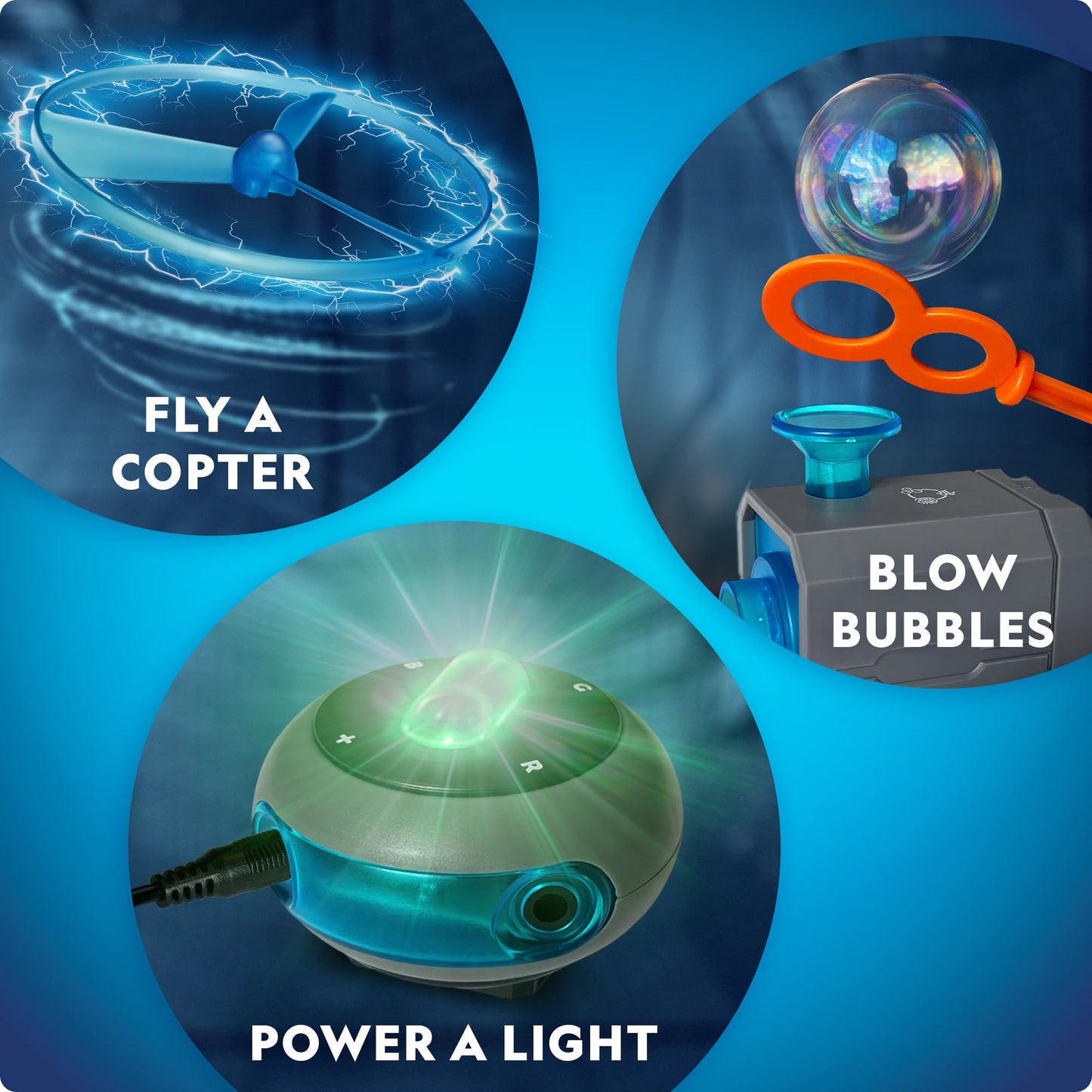 National Geographic Circuit Maker Kit - Electronics Kit For Kids With 40 Electrical Circuit Projects, Electric Circuit Stem Toy,