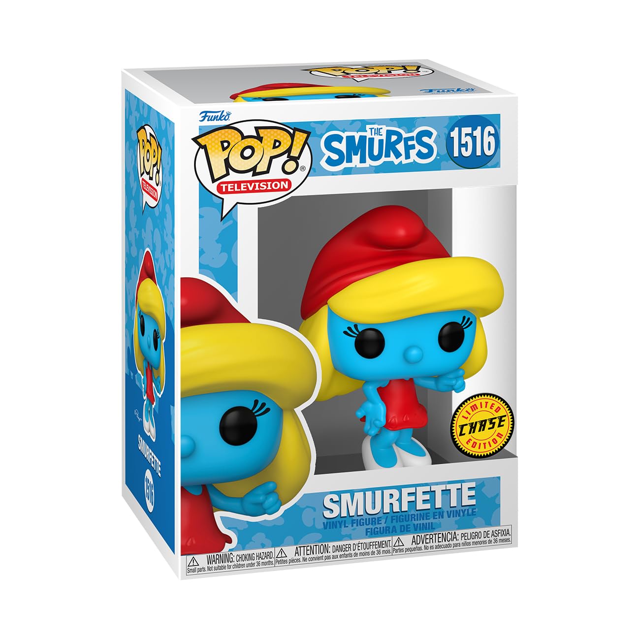 Funko Pop! Tv: Smurfs - Smurfette - 1/6 Odds For Rare Chase Variant - Smurfs - Collectable Vinyl Figure - Gift Idea - Official Merchandise - For Kids & Adults - Tv Fans - Model Figure For Collectors