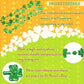 Dinesil 20 Pcs Shamrock Bead Green Necklace For Kids And Adults St. Patrick'S Day Decorations, Green Clover Shamrock Accessories